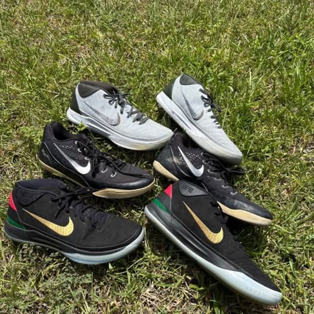 Nike Kobe Bryant Basketball Shoes 3 Pair Bundle Lot Size 14 Oregon PE 9 AD